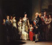 Francisco Goya karl iv med sin familj Spain oil painting reproduction